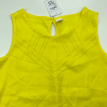 Load image into Gallery viewer, Girls Target, yellow lightweight embroidered top, NEW, size 10,  