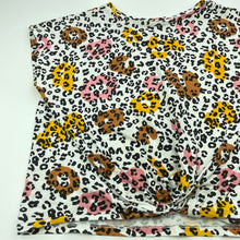 Load image into Gallery viewer, Girls Mango, animal print cotton twist front top, FUC, size 10,  