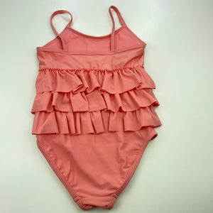 Girls Target, pink swim one-piece, EUC, size 6,  