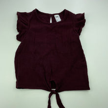 Load image into Gallery viewer, Girls Anko, crinkle cotton tie front top, FUC, size 8,  