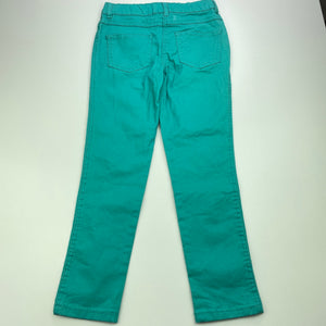 Girls H&T, stretch cotton pants, adjustable, Inside leg: 49cm, FUC, size 5,  
