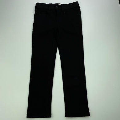 Girls Target, stretchy black casual pants, adjustable, Inside leg: 45cm, GUC, size 5,  