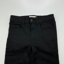 Load image into Gallery viewer, Girls Target, stretchy black casual pants, adjustable, Inside leg: 45cm, GUC, size 5,  