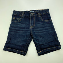 Load image into Gallery viewer, Boys 1964 Denim Co, dark denim jean shorts, adjustable, EUC, size 2,  