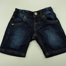 Load image into Gallery viewer, Boys Breakers, dark denim shorts, adjustable, EUC, size 1,  