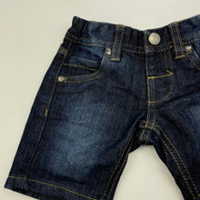 Load image into Gallery viewer, Boys Breakers, dark denim shorts, adjustable, EUC, size 1,  