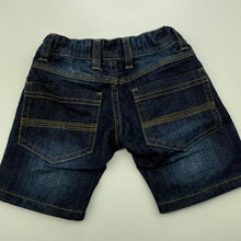 Load image into Gallery viewer, Boys Breakers, dark denim shorts, adjustable, EUC, size 1,  