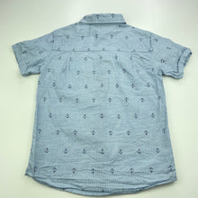 Load image into Gallery viewer, Boys KID, blue cotton short sleeve shirt, FUC, size 5,  