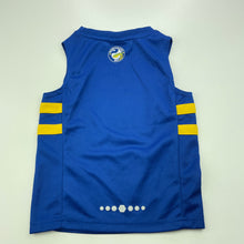Load image into Gallery viewer, unisex NRL Supporter, Parramatta Eels tank top, EUC, size 2,  