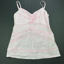 Load image into Gallery viewer, Girls Just Kids, pink lightweight cotton summer top, FUC, size 8,  