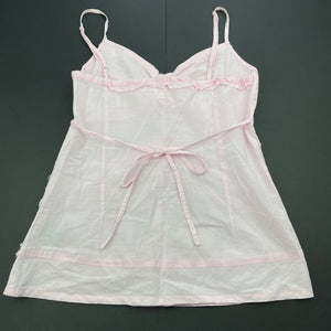 Girls Just Kids, pink lightweight cotton summer top, FUC, size 8,  