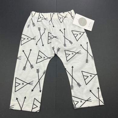 unisex Milk Threads, lightweight casual pants / bottoms, elasticated, NEW, size 1,  