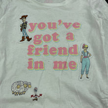 Load image into Gallery viewer, Girls Disney, Toy Story long sleeve top, marks on sleeves, FUC, size 8,  