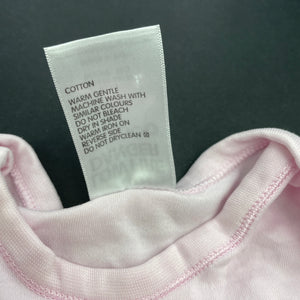 Girls 4 Baby, pink cotton bodysuit / romper, GUC, size 00,  