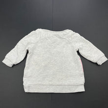 Load image into Gallery viewer, Girls Carters, grey cotton sweater / jumper, dinosaur, GUC, size 000,  