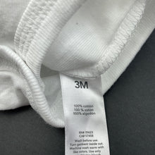Load image into Gallery viewer, unisex Carters, white cotton bodysuit / romper, GUC, size 000,  