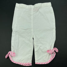 Load image into Gallery viewer, Girls Sprout, lightweight stretch cotton pants, elasticated, EUC, size 0,  