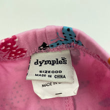 Load image into Gallery viewer, Girls Dymples, pink stretchy shorts, butterflies, EUC, size 000,  