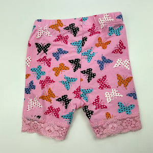 Girls Dymples, pink stretchy shorts, butterflies, EUC, size 000,  