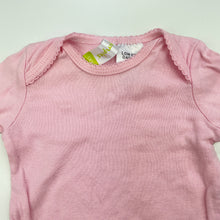 Load image into Gallery viewer, Girls Dymples, pink cotton bodysuit / romper, FUC, size 000,  