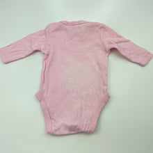 Load image into Gallery viewer, Girls Dymples, pink cotton bodysuit / romper, FUC, size 000,  