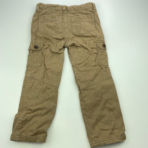 Boys Pumpkin Patch, lined cotton pants, adjustable, Inside leg: 39cm, FUC, size 2,  