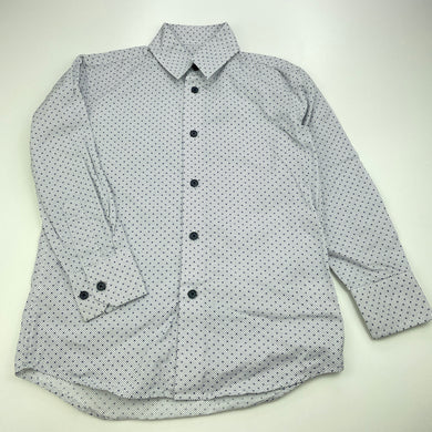 Boys Fred Bracks, lightweight cotton long sleeve shirt, light mark left cuff, FUC, size 4,  