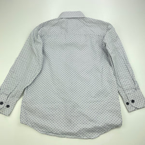 Boys Fred Bracks, lightweight cotton long sleeve shirt, light mark left cuff, FUC, size 4,  