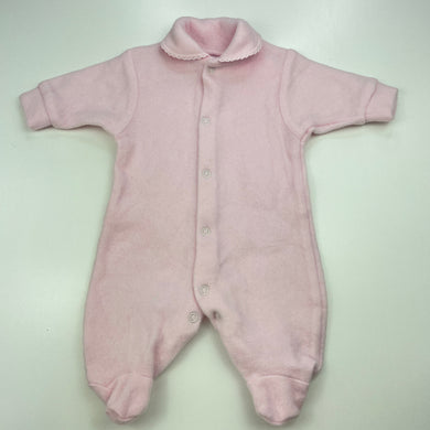 Girls Target, soft fleece coverall / romper, EUC, size 0000,  