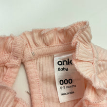 Load image into Gallery viewer, Girls Anko, ribbed stretchy bodysuit / romper, EUC, size 000,  