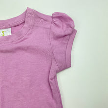 Load image into Gallery viewer, Girls Dymples, purple cotton t-shirt / top, EUC, size 000,  