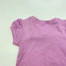 Load image into Gallery viewer, Girls Dymples, purple cotton t-shirt / top, EUC, size 000,  