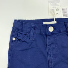 Load image into Gallery viewer, Boys Pumpkin Patch, blue stretch cotton shorts, adjustable, NEW, size 1,  
