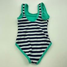 Load image into Gallery viewer, Girls Target, navy stripe swim one-piece, EUC, size 1,  