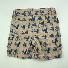 Load image into Gallery viewer, Boys Pumpkin Patch, cotton cargo shorts, adjustable, crocodiles, GUC, size 0,  