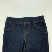 Load image into Gallery viewer, unisex Baby Berry, stretchy denim leggings / bottoms, EUC, size 000,  