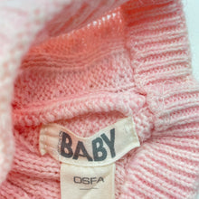 Load image into Gallery viewer, Girls Cotton On, pink knitted hat / beanie, EUC, size 000-00,  