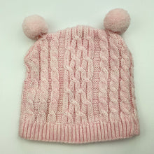 Load image into Gallery viewer, Girls Cotton On, pink knitted hat / beanie, EUC, size 000-00,  
