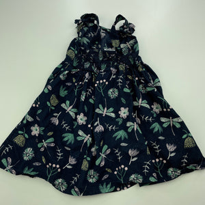 Girls Anko, lightweight cotton summer dress, dragonflies, FUC, size 1, L: 44cm
