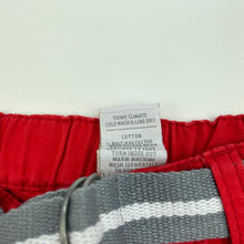 Load image into Gallery viewer, Boys Target, red cotton pants, elasticated, GUC, size 0,  