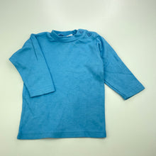 Load image into Gallery viewer, Boys Mo Bi Minors, blue cotton long sleeve top, FUC, size 0,  