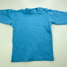 Load image into Gallery viewer, Boys Mo Bi Minors, blue cotton long sleeve top, FUC, size 0,  