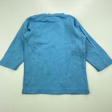Load image into Gallery viewer, Boys Mo Bi Minors, blue cotton long sleeve top, FUC, size 0,  