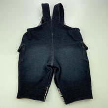 Load image into Gallery viewer, Boys Pumpkin Patch, fleece lined overalls / dungarees, fading, FUC, size 00,  