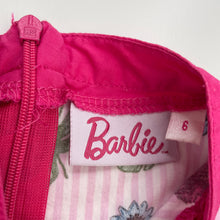 Load image into Gallery viewer, Girls Barbie, cotton casual dress, mark left sleeve, FUC, size 6, L: 81cm
