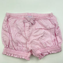 Load image into Gallery viewer, Girls Target, lightweight cotton shorts, elasticated, EUC, size 00,  
