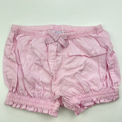 Girls Target, lightweight cotton shorts, elasticated, EUC, size 00,  