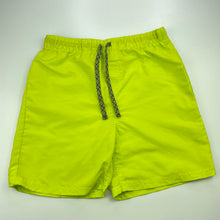 Load image into Gallery viewer, Boys KID, fluoro lightweight board shorts, elasticated, EUC, size 14,  