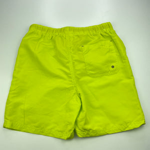 Boys KID, fluoro lightweight board shorts, elasticated, EUC, size 14,  
