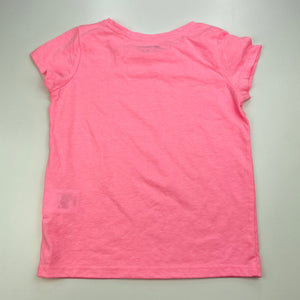 Girls B Collection, pink marle t-shirt / top, EUC, size 6,  